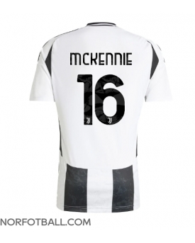 Billige Fotballdrakt Juventus Weston McKennie #16 Replika Hjemmedrakt 2024-25 Kortermet